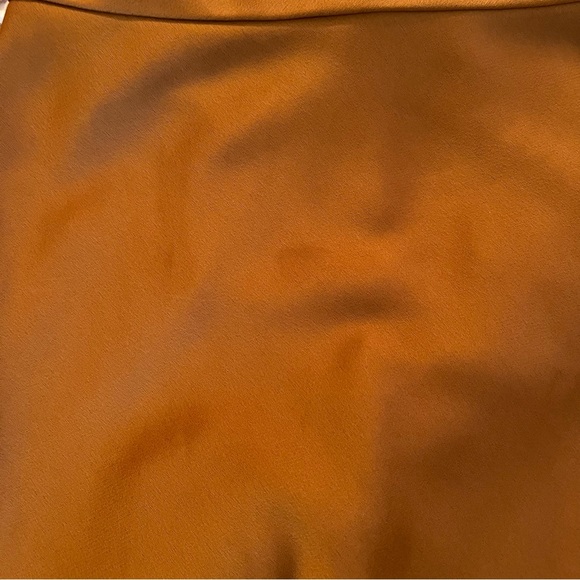 Anthropologie Sachin & Babi Copper Satin Charmeuse "Cali" Cowl Neck Slip Dress - Picture 11 of 13